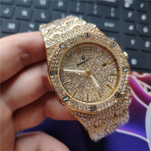 audemars brand luxury watches 42mm diamond watch quartz luxury fashion women and men's watches relogio brand wristwatches, Slivery;brown
audemars brand luxury watches 42mm diamond watch quartz luxury fashion women and men's watches relogio brand wristwatches, Slivery;brown