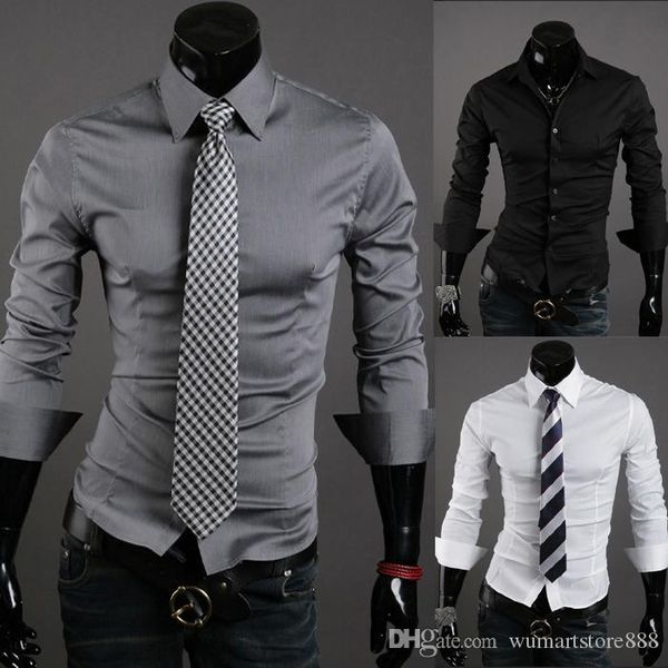 mens slim fit unique neckline stylish men's dress long sleeve shirts men's clothing hot, White;black
mens slim fit unique neckline stylish men's dress long sleeve shirts men's clothing hot, White;black