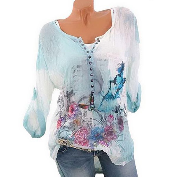 plus size 5xl womens and blouses 2018 button butterfly print long sleeve shirt streetwear ladies women clothing, White
plus size 5xl womens and blouses 2018 button butterfly print long sleeve shirt streetwear ladies women clothing, White