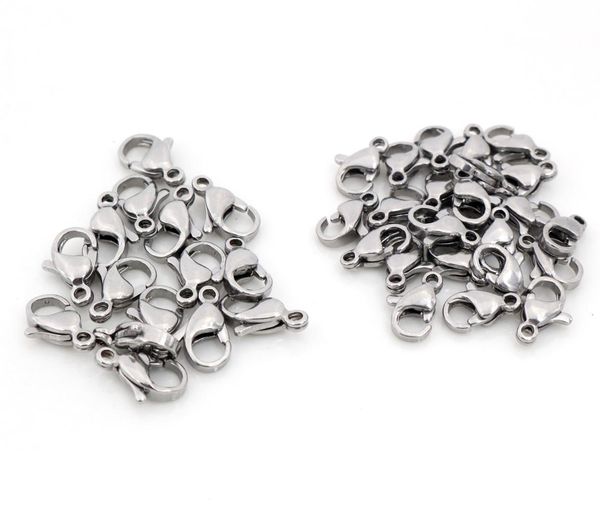 30pcs/lot 12*6mm 10*5mm stainless steel lobster clasp hooks for necklace&bracelet chain diy fashion jewelry findings, Blue;slivery
30pcs/lot 12*6mm 10*5mm stainless steel lobster clasp hooks for necklace&bracelet chain diy fashion jewelry findings, Blue;slivery