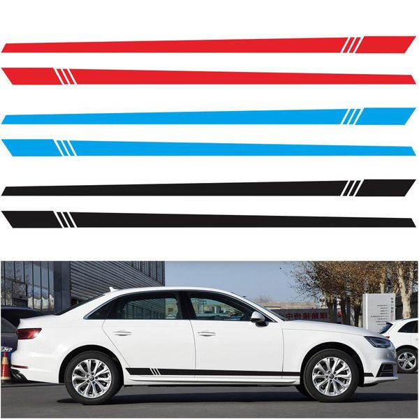 2pcs/lot 220x8cm car sticker stripe style side stripes car body stickers decal wrap vinyl film auto products accessories
2pcs/lot 220x8cm car sticker stripe style side stripes car body stickers decal wrap vinyl film auto products accessories