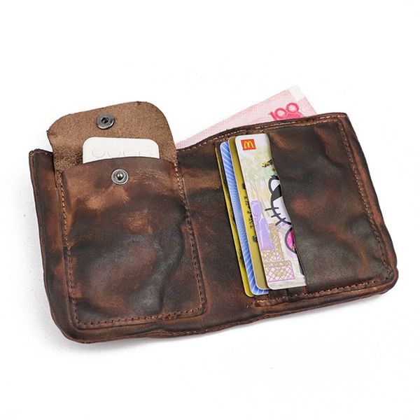 genuine leather wallet for men male vintage handmade cowhide short bifold wallets purse card holder with coin pocket money bag, Red;black
genuine leather wallet for men male vintage handmade cowhide short bifold wallets purse card holder with coin pocket money bag, Red;black