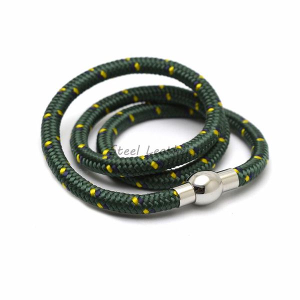 charm bracelets 10pcs/lot nylon rope bracelet for men hand jewelry multilayer magnet handmade gift cool boys wrist, Golden;silver
charm bracelets 10pcs/lot nylon rope bracelet for men hand jewelry multilayer magnet handmade gift cool boys wrist, Golden;silver