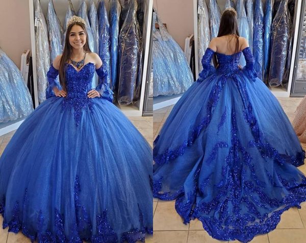 glitter royal blue sequined ball gown evening quinceanera dresses detachable long juliet sleeves lace prom party cocktail dress, Black;red
glitter royal blue sequined ball gown evening quinceanera dresses detachable long juliet sleeves lace prom party cocktail dress, Black;red