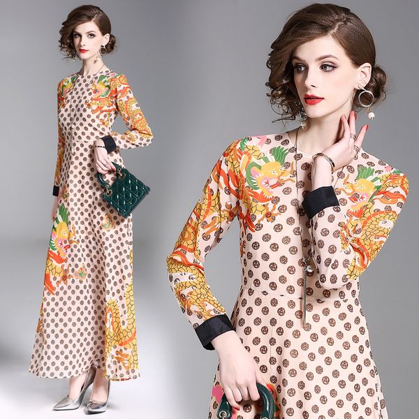 floral print long sleeve tunic ankle length maxi dress women elegant bohemian party fashion beach dress 2019 spring clothing, Black;gray
floral print long sleeve tunic ankle length maxi dress women elegant bohemian party fashion beach dress 2019 spring clothing, Black;gray