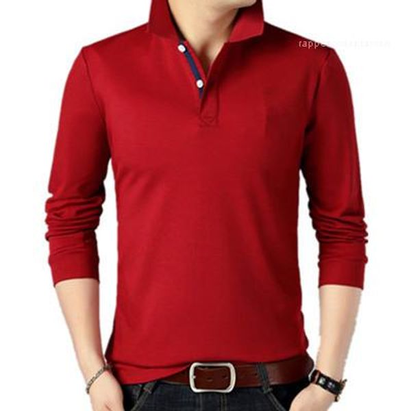 mens polo designer long sleeve luxury business polo casual solid colors lapel neck fashion brand, White;black
mens polo designer long sleeve luxury business polo casual solid colors lapel neck fashion brand, White;black