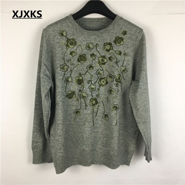 xjxks new fashion women sweater emboridery women wool-blends knitwear jumper knitted sweater sweaters and pullovers, White;black
xjxks new fashion women sweater emboridery women wool-blends knitwear jumper knitted sweater sweaters and pullovers, White;black