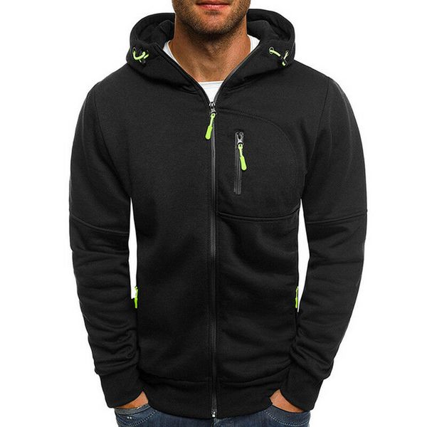 mens fleece warm hoodies jacket 2020 spring autumn zipper hooded sweatshirt male slim fit pocket coat plus size outwear, Black
mens fleece warm hoodies jacket 2020 spring autumn zipper hooded sweatshirt male slim fit pocket coat plus size outwear, Black