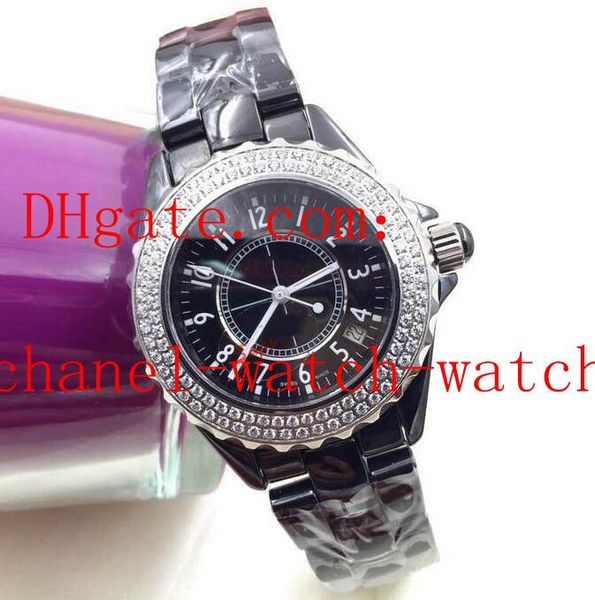 mens wristwatches black and white ceramic diamond bezel auto bracelet men's quartz movement watches, Slivery;brown
mens wristwatches black and white ceramic diamond bezel auto bracelet men's quartz movement watches, Slivery;brown