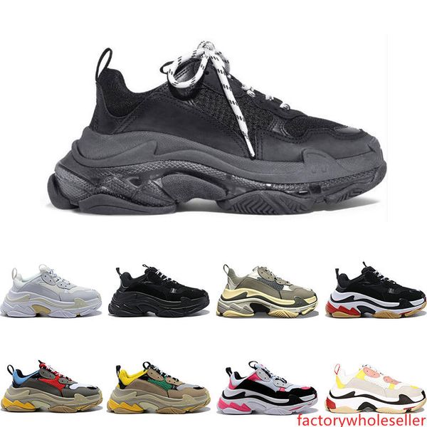 2019 new designer shoes fashion paris 17fw triple s sneakers casual dad mens women black white sports size 36-45
2019 new designer shoes fashion paris 17fw triple s sneakers casual dad mens women black white sports size 36-45