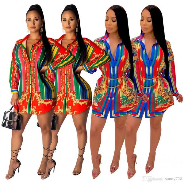 chromatic stripes printing fashion women shirt dress lapel neck long sleeves short party nightclub dresses 2019 autumn new arrivals
chromatic stripes printing fashion women shirt dress lapel neck long sleeves short party nightclub dresses 2019 autumn new arrivals