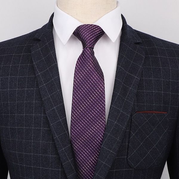 style mulberry silk high-end men's tie business casual silk striped tie interview banquet groom's lawyer men's tie, Blue;purple
style mulberry silk high-end men's tie business casual silk striped tie interview banquet groom's lawyer men's tie, Blue;purple