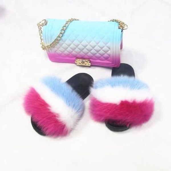 women summer fur slippers colorful jelly bag cute fluffy slippers fashion furry slides plush slipper sets fur slides, Black
women summer fur slippers colorful jelly bag cute fluffy slippers fashion furry slides plush slipper sets fur slides, Black