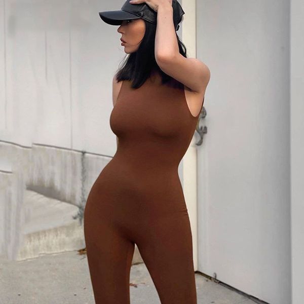 sleeveless skinny jumpsuit women 2020 summer elastic hight casual bodycon rompers ladies streetwear zipper bodysuit clothes, Black;white
sleeveless skinny jumpsuit women 2020 summer elastic hight casual bodycon rompers ladies streetwear zipper bodysuit clothes, Black;white