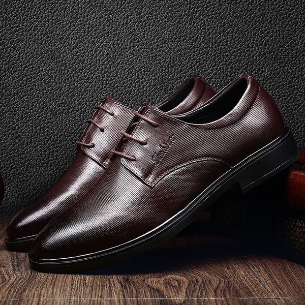 mens wedding party shoes genuine leather business dress sneakers breathable trainers shoes for men size 38-46, Black
mens wedding party shoes genuine leather business dress sneakers breathable trainers shoes for men size 38-46, Black