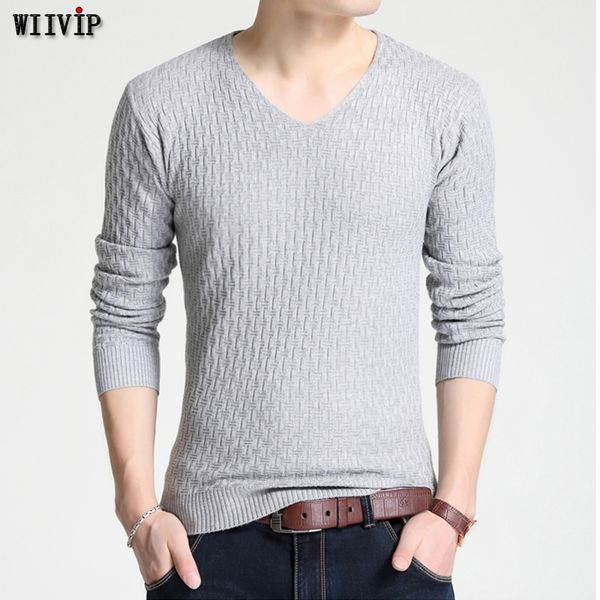 wiivip solid color pullover men v neck sweater men long sleeve shirt mens sweaters wool casual dress brand cashmere knitwe yw003, White;black
wiivip solid color pullover men v neck sweater men long sleeve shirt mens sweaters wool casual dress brand cashmere knitwe yw003, White;black