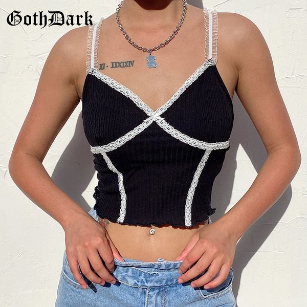 women's tanks & camis goth dark sweet e-girl black bodycon lace patchwork ruffles floral strap crop deep v-neck backless women wea, White
women's tanks & camis goth dark sweet e-girl black bodycon lace patchwork ruffles floral strap crop deep v-neck backless women wea, White