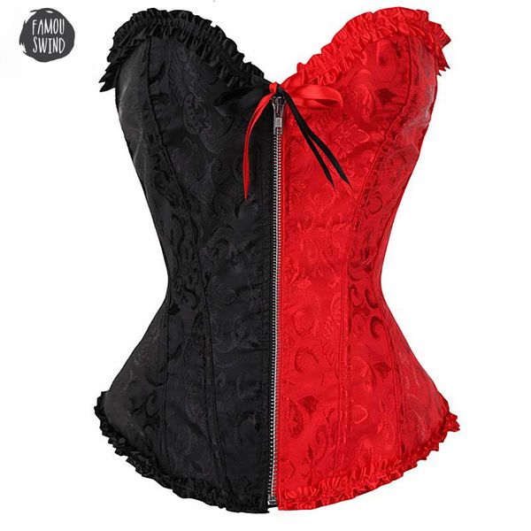 floral overbust black corset laciness zipper bustier elastic boned plus size gothic korset night clubwear corselet side red side, Black;white
floral overbust black corset laciness zipper bustier elastic boned plus size gothic korset night clubwear corselet side red side, Black;white