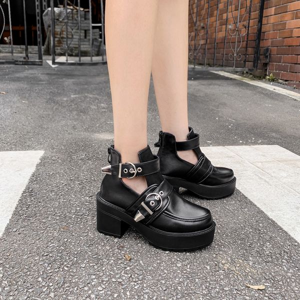 boussac metal buckle motorcycle boots women solid black high heel platform boots women round toe ankle women's swe0675
boussac metal buckle motorcycle boots women solid black high heel platform boots women round toe ankle women's swe0675