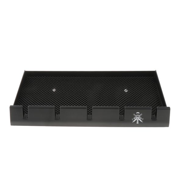 tray holder hair with two non slip suction cups, organizer storage hairdressing tools holder