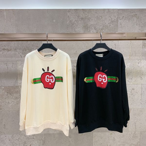 winter new luxurious brands design crewneck skull print sweater pullover hoody men women outdoor streetwear sweatshirt hoodies, Blue;black
winter new luxurious brands design crewneck skull print sweater pullover hoody men women outdoor streetwear sweatshirt hoodies, Blue;black