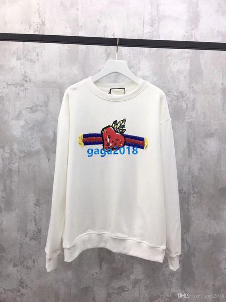 high end women girl oversize sweatshirt beads strawberry letter print crystal круглый вырез с длинным рукавом блузка рубашка модный дизайн п, White
high end women girl oversize sweatshirt beads strawberry letter print crystal круглый вырез с длинным рукавом блузка рубашка модный дизайн п, White