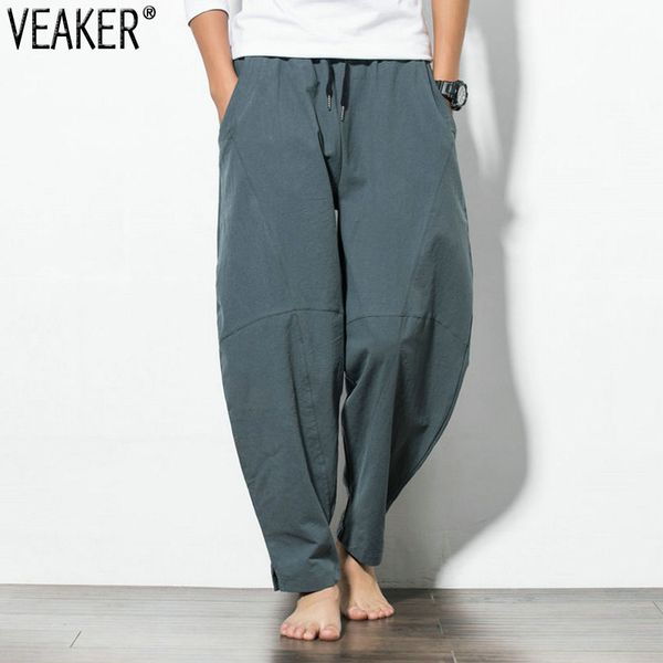 men's pants 2021 cotton linen loose male summer casual solid color trousers plus size m-5xl, Black
men's pants 2021 cotton linen loose male summer casual solid color trousers plus size m-5xl, Black