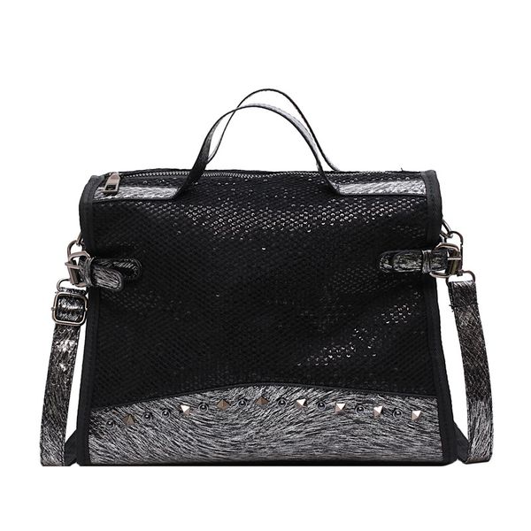 2020 sequins handbags women rivet tote bag leather shoulder bags square crossbody bags for women sac a main
2020 sequins handbags women rivet tote bag leather shoulder bags square crossbody bags for women sac a main