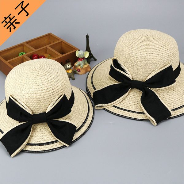mz4705 large bow straw hat large brimmed sun-resistant woven straw hat sun summer sun protection parent and ch, Yellow
mz4705 large bow straw hat large brimmed sun-resistant woven straw hat sun summer sun protection parent and ch, Yellow