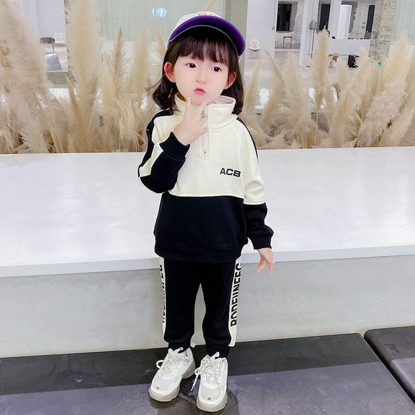 kids designer clothes boys and girls letter set 2020 autumn new korean style primary school sports two-piece one-piece generation, White
kids designer clothes boys and girls letter set 2020 autumn new korean style primary school sports two-piece one-piece generation, White