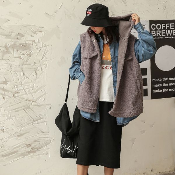 lanmrem 2019 autumn and winter new products fashion solid color single-breasted hooded collar loose wild thin warm vest pa892, Black;white
lanmrem 2019 autumn and winter new products fashion solid color single-breasted hooded collar loose wild thin warm vest pa892, Black;white