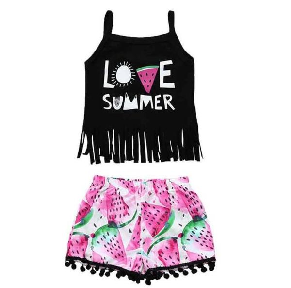 kids clothing two-piece suits love summer letter sunlight watermelon printing sets baby girl clothes sling round collar tassels suits by1079, White
kids clothing two-piece suits love summer letter sunlight watermelon printing sets baby girl clothes sling round collar tassels suits by1079, White