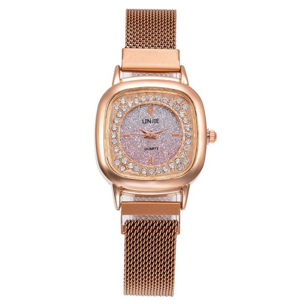 new arrivals korean highend fashion square diamond ladies watch simple wild belt diamond watch face female student magnet free, Slivery;brown
new arrivals korean highend fashion square diamond ladies watch simple wild belt diamond watch face female student magnet free, Slivery;brown
