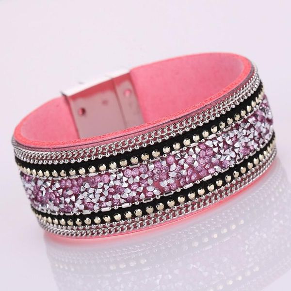 link, chain plated fashion cool bracelet velvet drilling wrist women girlfriends colorful bracelets gift jewelry femme 2021, Black
link, chain plated fashion cool bracelet velvet drilling wrist women girlfriends colorful bracelets gift jewelry femme 2021, Black