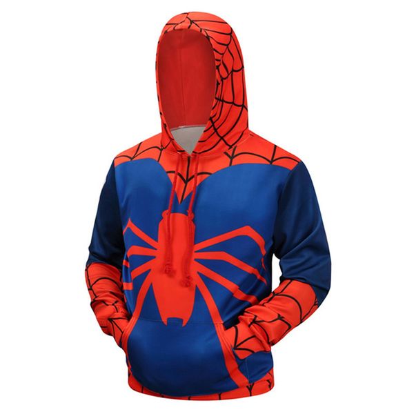 new fashion hoodie autumn & winter men's long sleeve pullover spider 3d print 2019 loose sweatshirt size s-6xl, Black
new fashion hoodie autumn & winter men's long sleeve pullover spider 3d print 2019 loose sweatshirt size s-6xl, Black