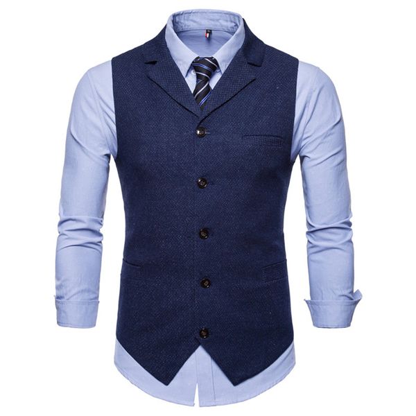 men's business casual slim fit vests spring autumn fashion solid color single buttons men vests male suit, Black;white
men's business casual slim fit vests spring autumn fashion solid color single buttons men vests male suit, Black;white