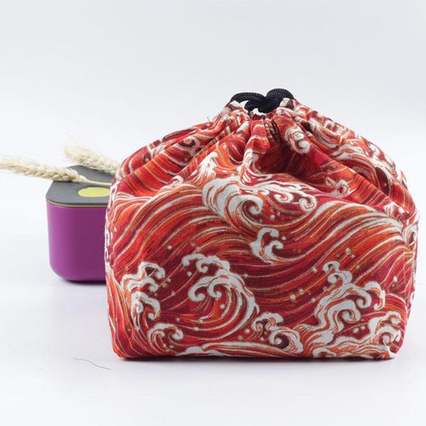 japanese style environmental protection lunch bags portable cloth lunch bag for outdoor meal picnic storage, Blue;pink
japanese style environmental protection lunch bags portable cloth lunch bag for outdoor meal picnic storage, Blue;pink