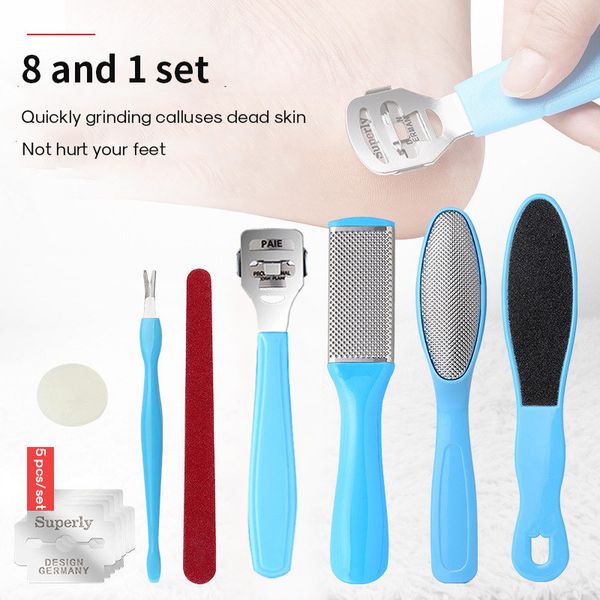 noq 8pcs/set stainless steel foot file dead skin callus remover nail files foot care manicure peiducre nail art tools
noq 8pcs/set stainless steel foot file dead skin callus remover nail files foot care manicure peiducre nail art tools