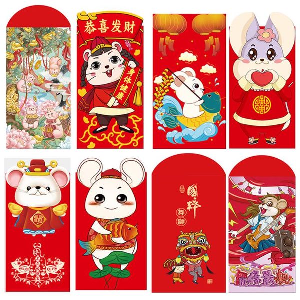6 pcs/pack cute cartoon 3d new year red pocket creative 2020 chinese fortune rat year red bag for student kids gift
6 pcs/pack cute cartoon 3d new year red pocket creative 2020 chinese fortune rat year red bag for student kids gift