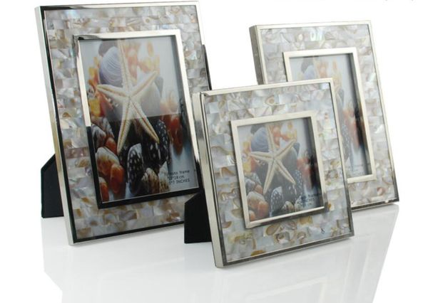4*4 4*6 5*7 inch metal p frame with brown strip mother of pearl shell picture holder
4*4 4*6 5*7 inch metal p frame with brown strip mother of pearl shell picture holder