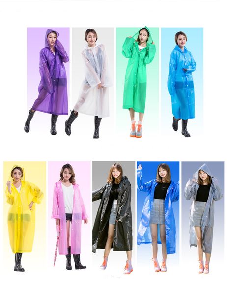 10pcs/lot fashionable candy-colored eve transparent rainwear portable outdoor travel rainwear camping disposable
10pcs/lot fashionable candy-colored eve transparent rainwear portable outdoor travel rainwear camping disposable