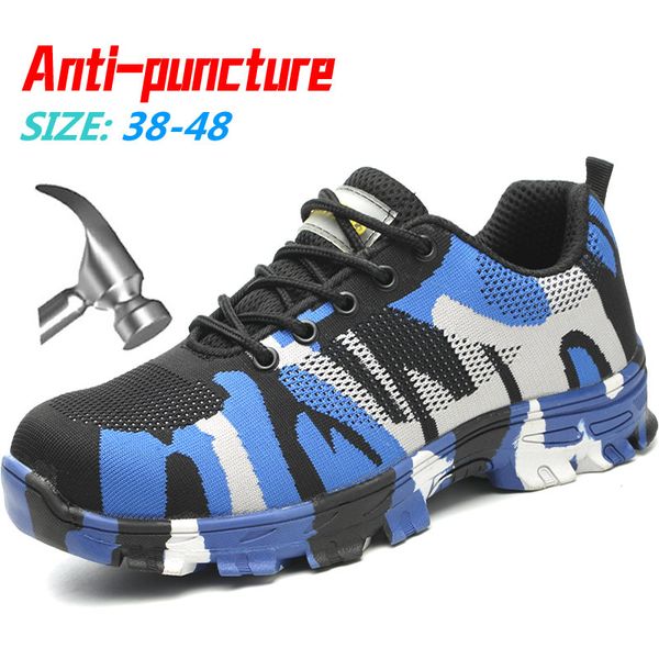2020 work boots construction men's outdoor steel toe cap shoes men camouflage puncture proof safety shoes plus size, Black
2020 work boots construction men's outdoor steel toe cap shoes men camouflage puncture proof safety shoes plus size, Black