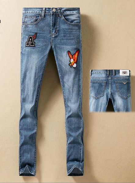 mens designer jeans fashion street style washed ripped holes pencil pants long trousers hommes pantalones designer pants for men, Blue
mens designer jeans fashion street style washed ripped holes pencil pants long trousers hommes pantalones designer pants for men, Blue