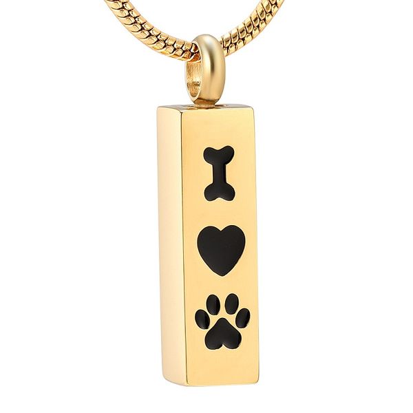 ijd8001 gold pet paw print stainless steel cremation necklace for ashes urn memorial keepsakes pendant for gift jewelry, Silver
ijd8001 gold pet paw print stainless steel cremation necklace for ashes urn memorial keepsakes pendant for gift jewelry, Silver
