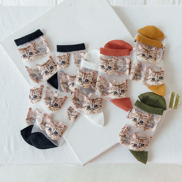 socks & hosiery cool glass silk women animal transparent cat femme summer thin long tulle dress streetwear calcetines muje, Black;white
socks & hosiery cool glass silk women animal transparent cat femme summer thin long tulle dress streetwear calcetines muje, Black;white