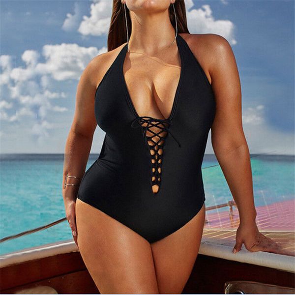 2019 one piece swimsuit women plus size swimwear female solid bathing suit vintage monokini bodysuit beach wear retro swimwear, White;black
2019 one piece swimsuit women plus size swimwear female solid bathing suit vintage monokini bodysuit beach wear retro swimwear, White;black