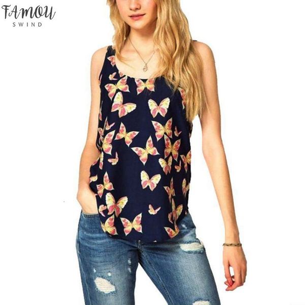 women loose sleeveless t shirt summer butterfly print girls crew neck black tees sleeveless casual, White
women loose sleeveless t shirt summer butterfly print girls crew neck black tees sleeveless casual, White