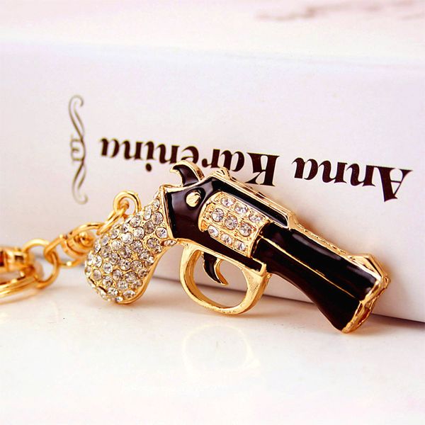 fashion-l revolver magnum gun key chains holder crystal purse bag buckle pendant for women gift keyrings keychains k274, Slivery;golden
fashion-l revolver magnum gun key chains holder crystal purse bag buckle pendant for women gift keyrings keychains k274, Slivery;golden
