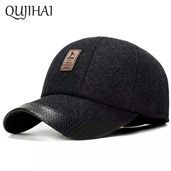 qujihai warm winter hat men earflaps tab protect ears woolen baseball cap keep ear warm dad hats for men snapback caps bone, Black;white
qujihai warm winter hat men earflaps tab protect ears woolen baseball cap keep ear warm dad hats for men snapback caps bone, Black;white