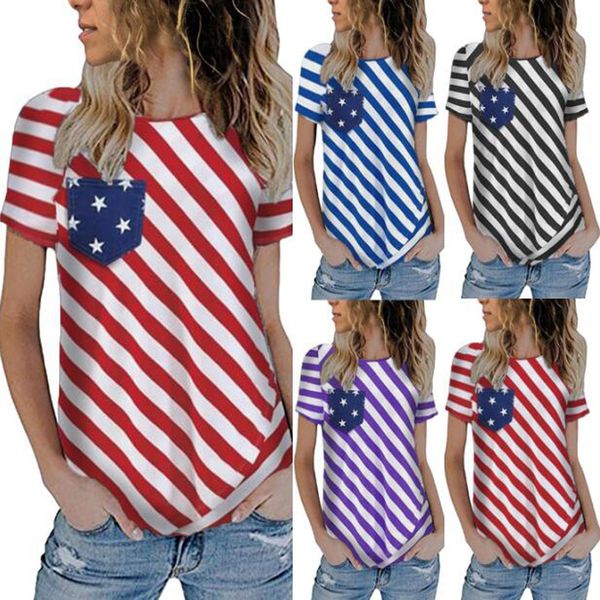 women fashion independence day summer slim short sleeve casual tank roupas femininas#15, White
women fashion independence day summer slim short sleeve casual tank roupas femininas#15, White